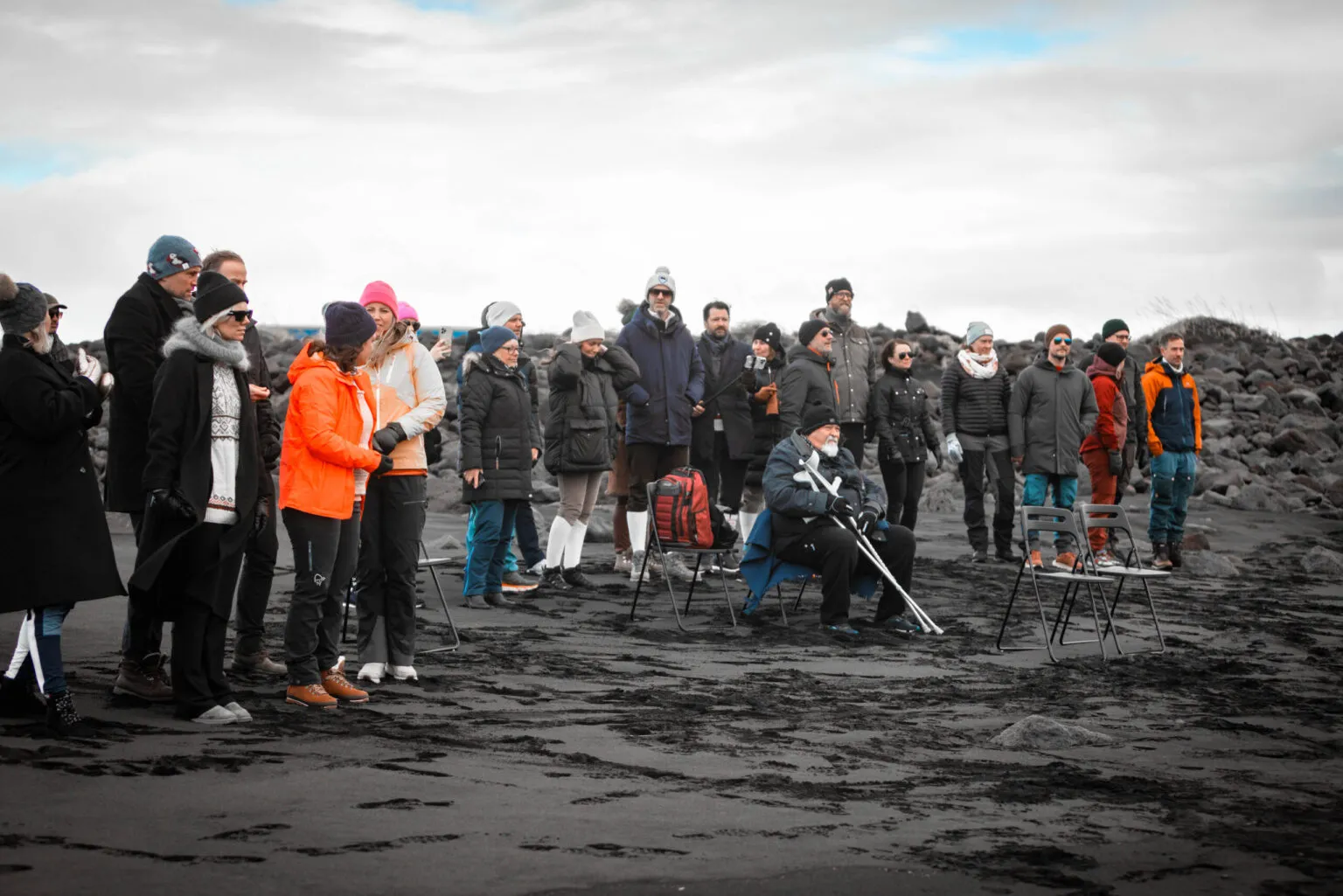 A Vow Between Crashing Waves and Volcanic Isles